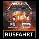 Kasper-Metalltours Busfahrt zu Metallica nach Frankfurt